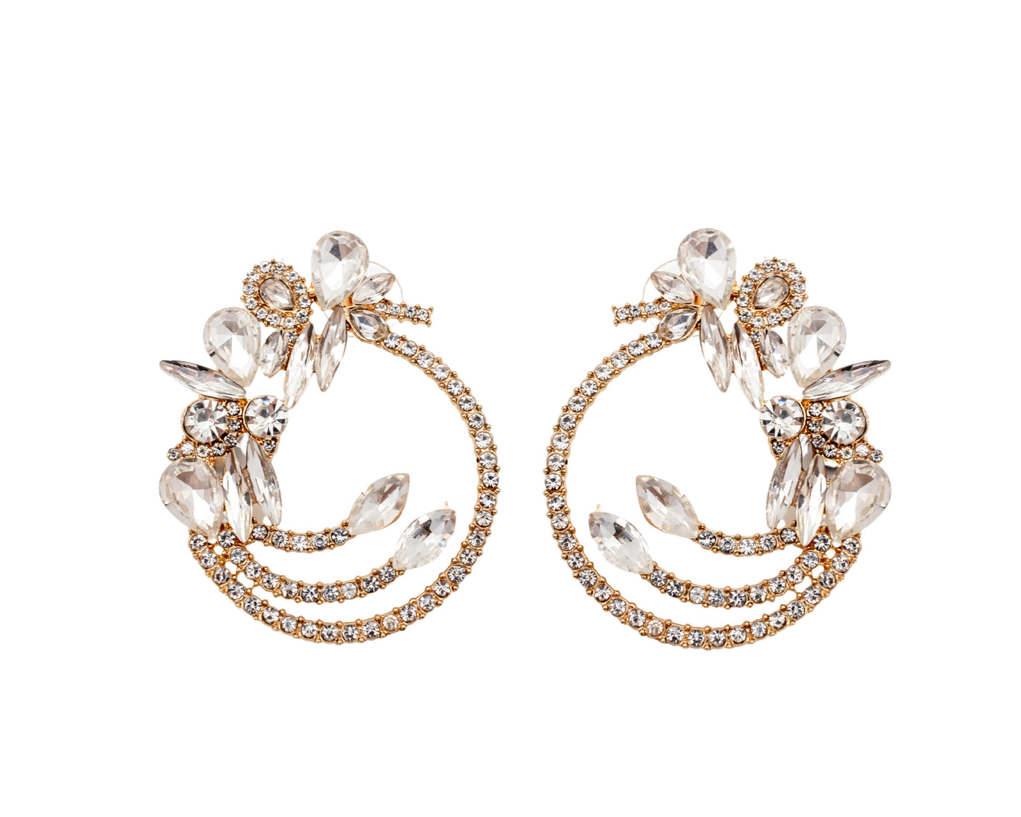 Diamond Wave Earrings
