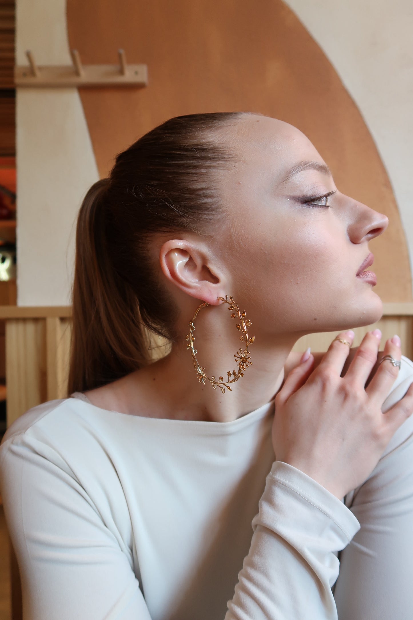 Golden Bloom Earrings