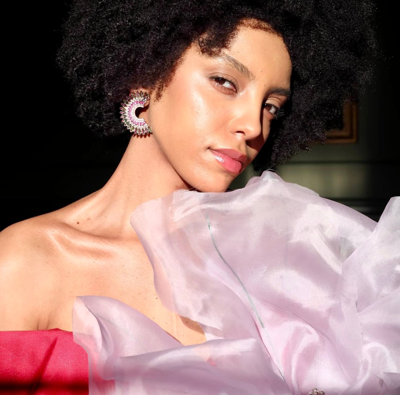 Pink Aurora Earrings