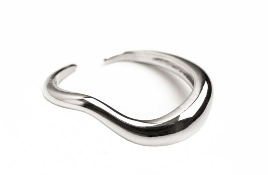 Silver Wavy Ring