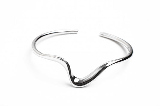 Silver Wavy Bracelet