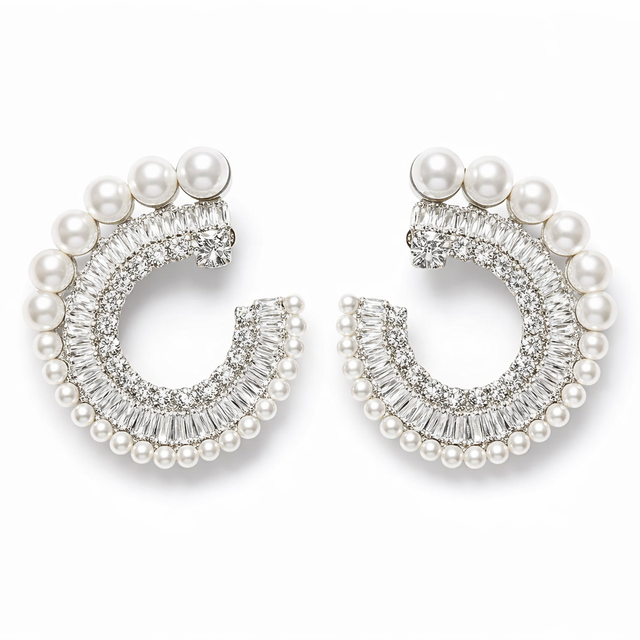 Celeste Silver Earrings