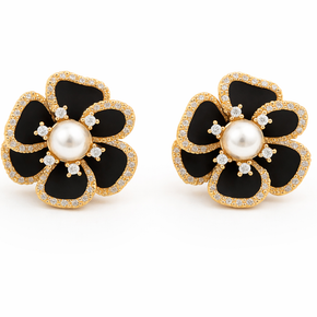 Black Velvet Earrings