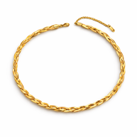 Sleek Golden Necklace