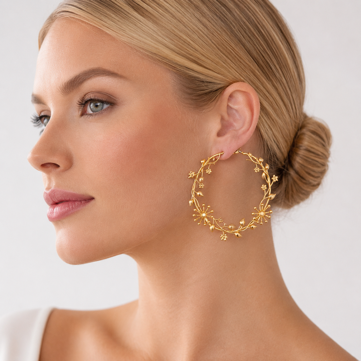 Golden Bloom Earrings