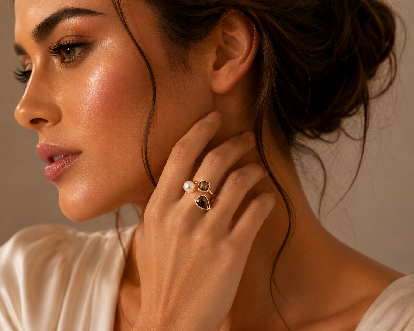 Amber Glow Ring