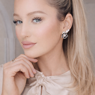 Black Velvet Earrings