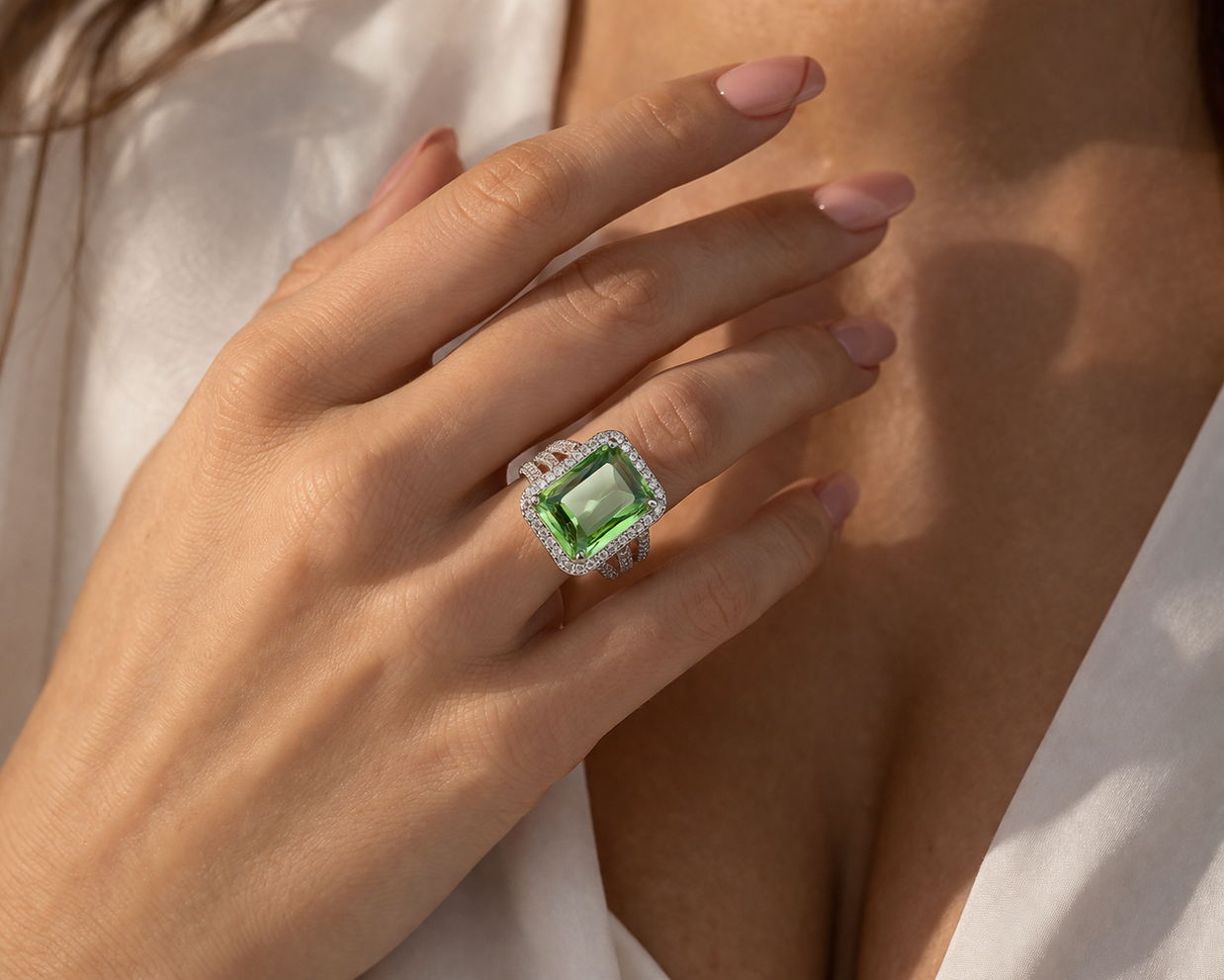 Lime Lumiere Ring