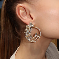Diamond Wave Earrings