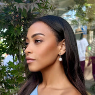Ocean Pearl Petite Earrings