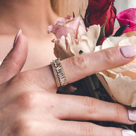 Jeulia Double Ring